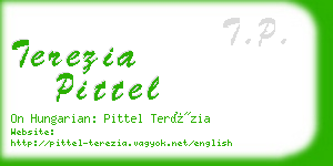 terezia pittel business card